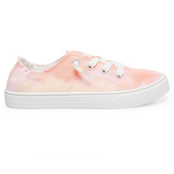 Steve Madden Tennis Shoes NWT Madden Girl Platform Coral Tie-Dye Sneakers 7.5 - Picture 3 of 5